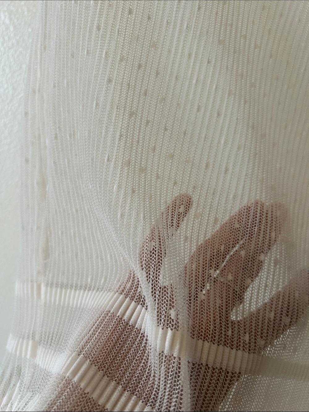 Topshop - Sheer Ivory Lace-Trim Skirt - Picture 5 of 7